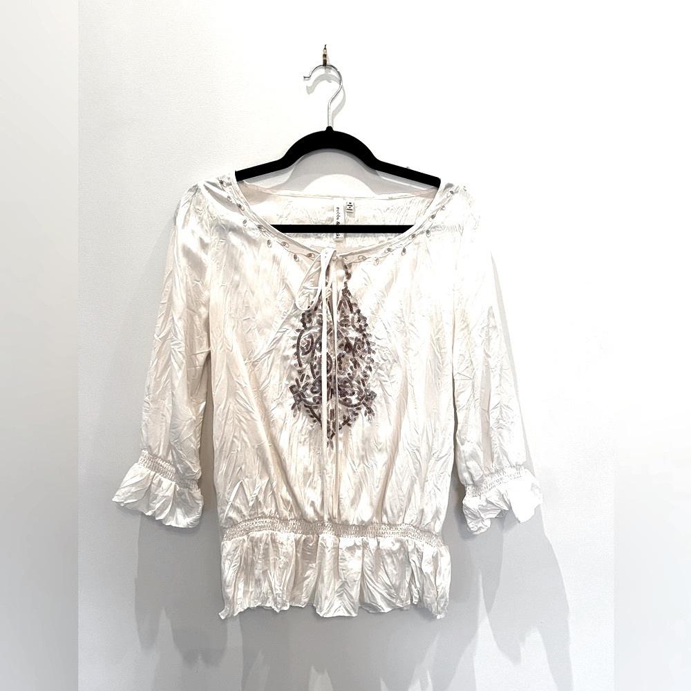 🤍Robbi & Nikki Boho Blouse